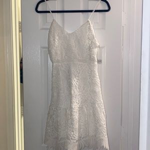 NWT BB Dakota white lace dress